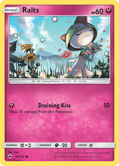 Ralts Burning Shadows #91