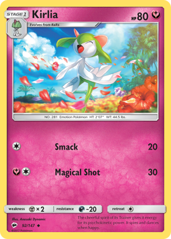 Kirlia Burning Shadows #92