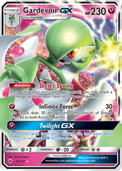 Gardevoir-GX #93 Burning Shadows