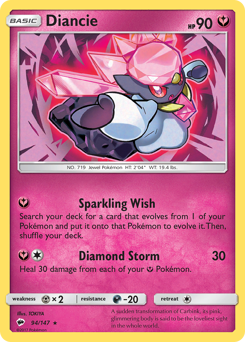 Diancie #94 Burning Shadows