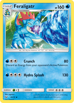 Feraligatr #20 Shining Legends