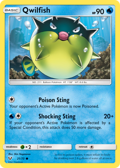 Qwilfish #21 Shining Legends