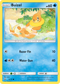 Buizel #22 Shining Legends