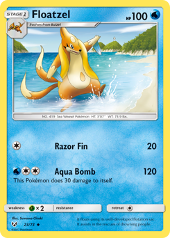 Floatzel #23 Shining Legends