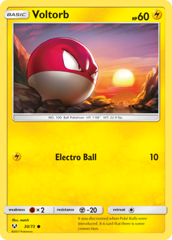 Voltorb #30 Shining Legends