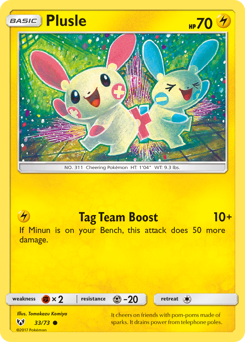 Plusle #33 Shining Legends
