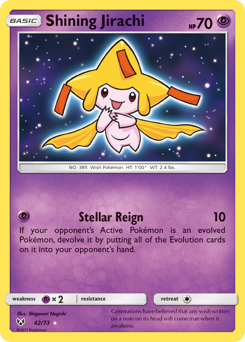 Shining Jirachi #42 Shining Legends