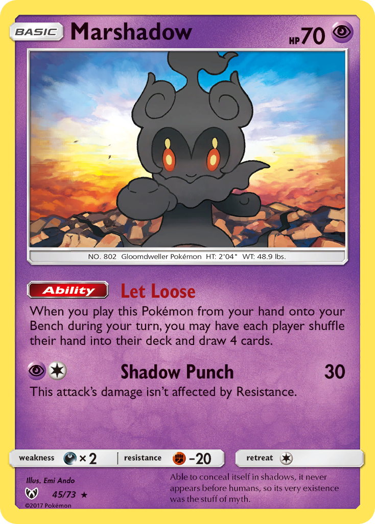 Marshadow #45 Shining Legends