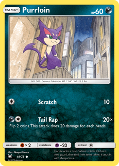 Purrloin Shining Legends #48