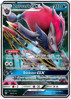 Zoroark-GX #53 Shining Legends