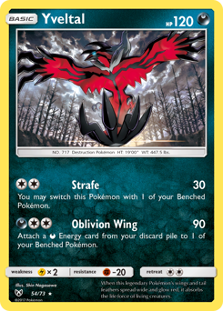 Yveltal #54 Shining Legends