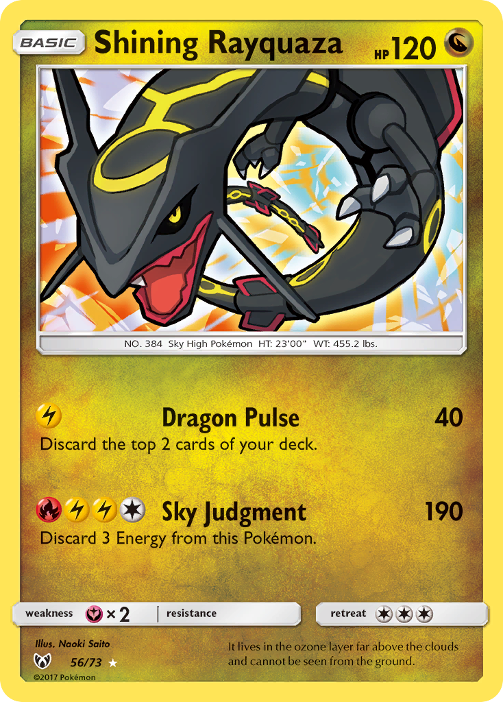 Shining Rayquaza #56 Shining Legends