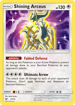 Shining Arceus #57 Shining Legends
