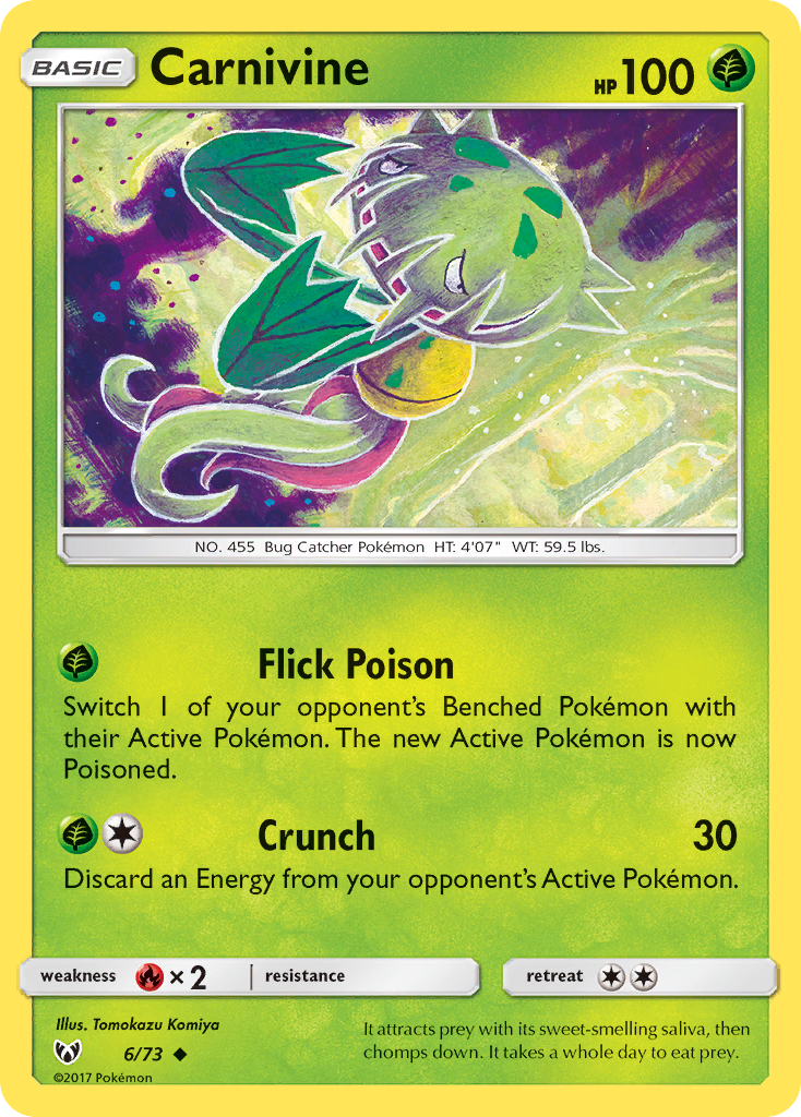Carnivine #6 Shining Legends