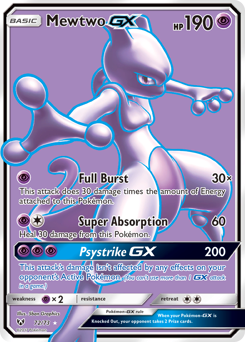 Mewtwo-GX #72 Shining Legends