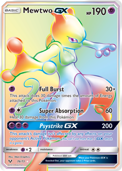 Mewtwo-GX #76 Shining Legends