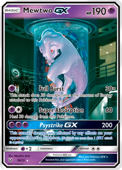 Mewtwo-GX #78 Shining Legends