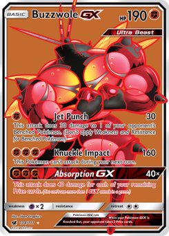 Buzzwole-GX #104 Crimson Invasion