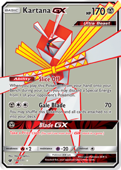 Kartana-GX #106 Crimson Invasion
