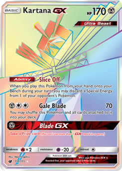 Kartana-GX #117 Crimson Invasion