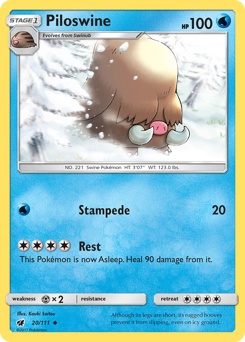 Piloswine #20 Crimson Invasion
