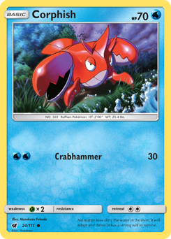 Corphish #24 Crimson Invasion