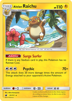 Alolan Raichu #31 Crimson Invasion