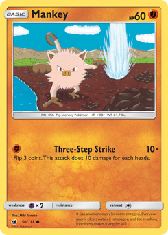 Mankey Crimson Invasion #50