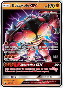 Buzzwole-GX #57 Crimson Invasion