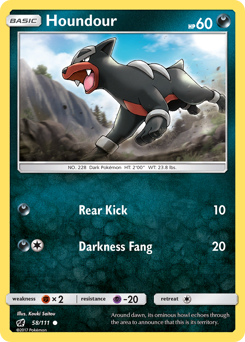 Houndour Crimson Invasion #58