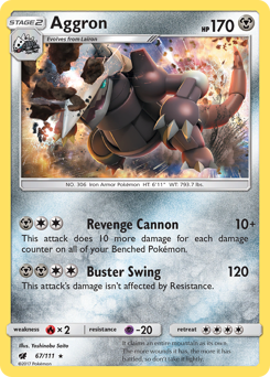 Aggron #67 Crimson Invasion