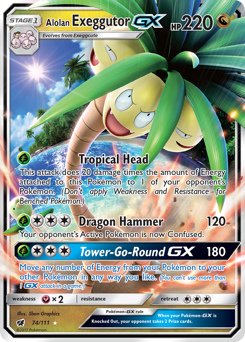 Alolan Exeggutor-GX Crimson Invasion #74