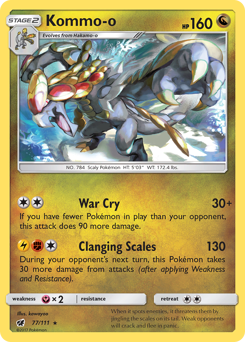 Kommo-o #77 Crimson Invasion