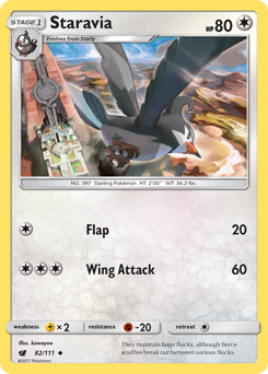 Staravia #82 Crimson Invasion