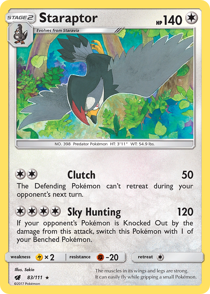 Staraptor #83 Crimson Invasion