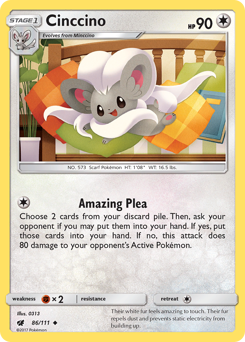 Cinccino Crimson Invasion #86