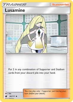 Lusamine #96 Crimson Invasion