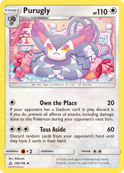 Purugly #109 Ultra Prism