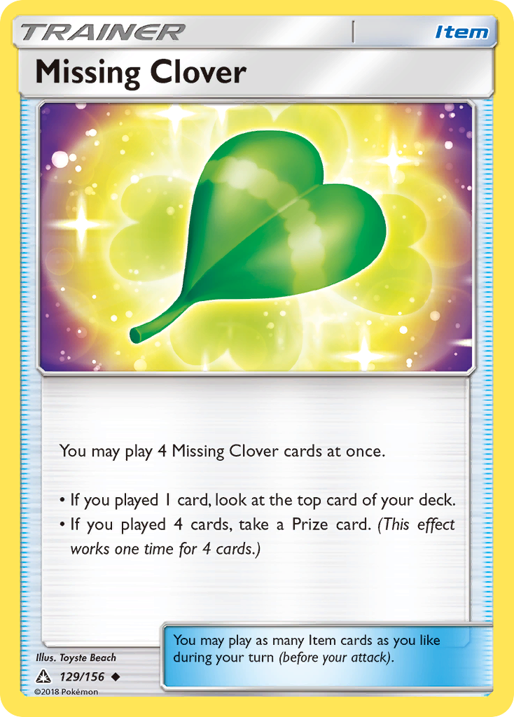 Missing Clover #129 Ultra Prism
