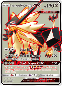 Dusk Mane Necrozma-GX #145 Ultra Prism