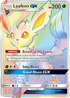 Leafeon-GX #157 Ultra Prism