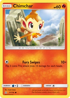 Chimchar #21 Ultra Prism