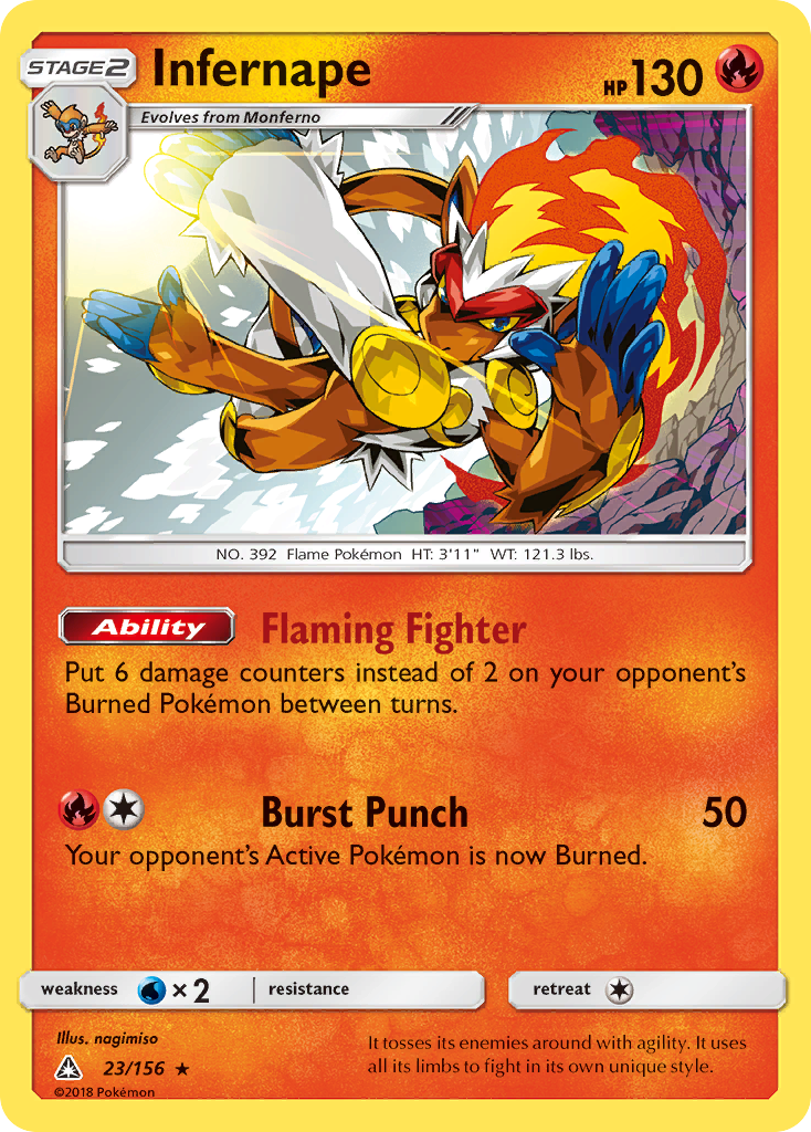 Infernape #23 Ultra Prism