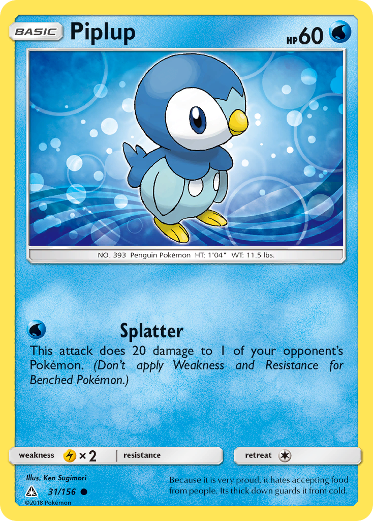 Piplup #31 Ultra Prism