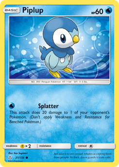 Piplup #31 Ultra Prism