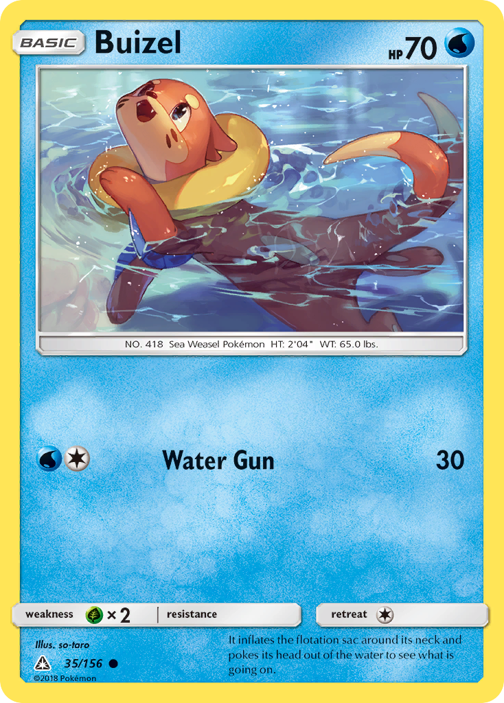 Buizel #35 Ultra Prism