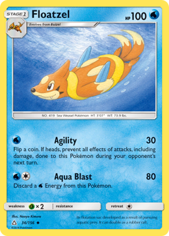 Floatzel #36 Ultra Prism