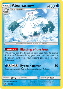 Abomasnow #38 PSA 10