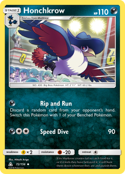 Honchkrow #72 Ultra Prism