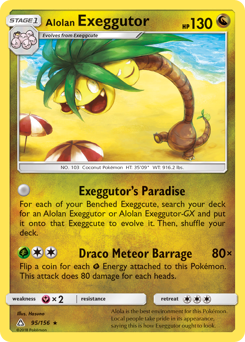 Alolan Exeggutor #95 Ultra Prism